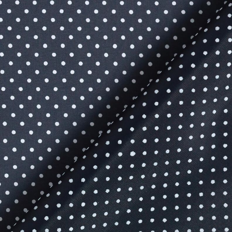 fodertyg polkadots – marinblått/vit,  image number 4