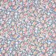 Chiffong plissé spridda blommor – marinblått,  thumbnail number 1