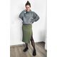 Ribbad jersey Enfärgad – oliv,  thumbnail number 6