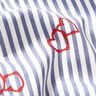 Poplin Stretch ränder och hjärtan – vit/indigo,  thumbnail number 2