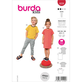 Klänning / Skjorta | Burda 9229 | 104-146, 