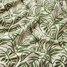 Dekorationstyg Halvpanama målad monstera – kräm/pinjegrön,  thumbnail number 2