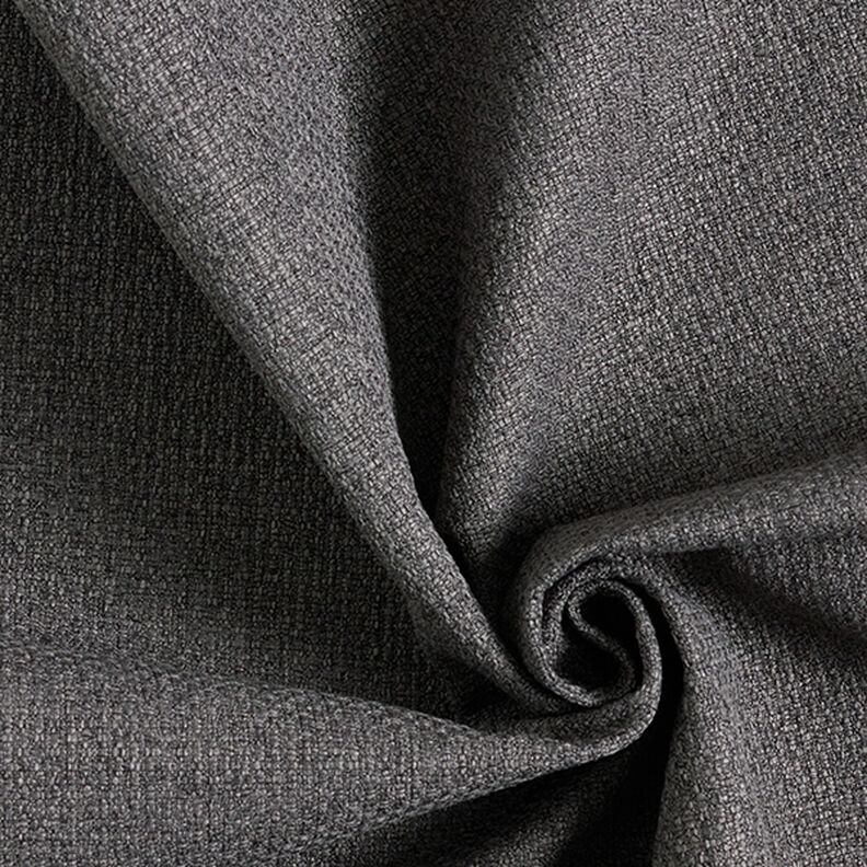 Stoppningstyg vävstruktur – mörkgrå, image number 1