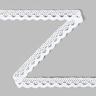 Knypplad spets (10 mm) 1 – vit, 