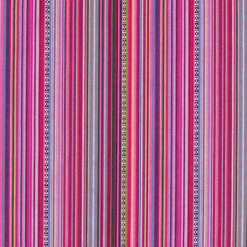 Dekorationstyg Jacquard smala ränder – purpur/bär, image number 1