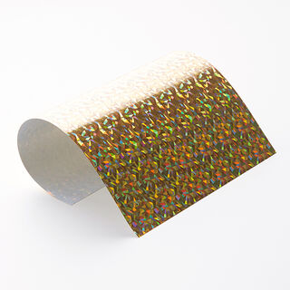 Strykfolie metallic design Din A4 – guld metallisk, 