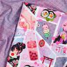 Bomullsjersey manga-kul Digitaltryck | by Poppy – vit/lavender,  thumbnail number 5