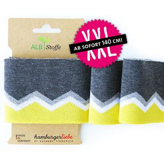 GOTS Ekologiska stickade muddar CUFF ME ICON [140 cm | 8 cm] | Albstoffe | Hamburger Liebe, 
