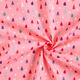 Bomullstyg Poplin minigranar – pink/vit,  thumbnail number 3