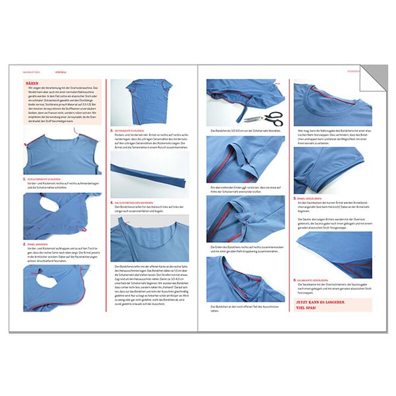 BELA Sportig tröja med diagonal sidsöm | Studio Schnittreif | 86-152,  image number 7