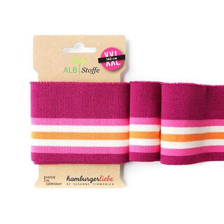 GOTS Ekologiska stickade muddar CUFF ME COLLEGE [140 cm | 7,5 cm] | Albstoffe | Hamburger Liebe, 