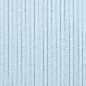 Ribbad jersey enkelt stickmönster – babyblå, 