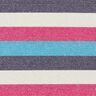 glitterjersey ränder – intensiv rosa/marinblått,  thumbnail number 1