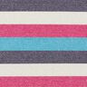 glitterjersey ränder – intensiv rosa/marinblå,  thumbnail number 1