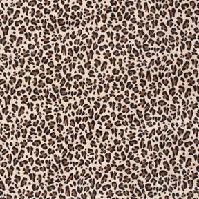 Plyschtyg leopardm&ouml;nster &ndash; beige/brun, 