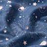 Dekorationstyg Halvpanama Astronomiska objekt – marinblått,  thumbnail number 2