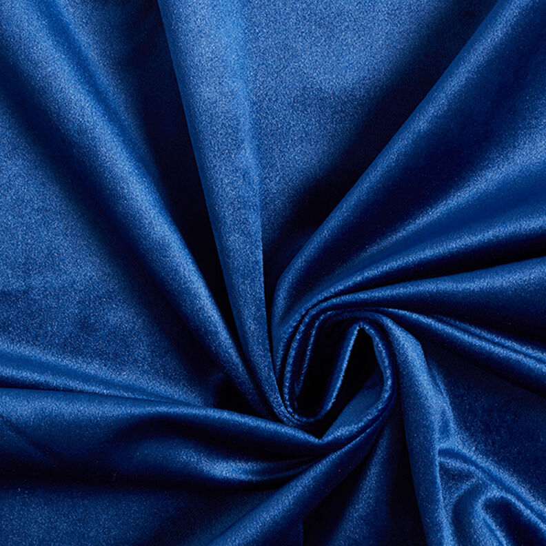 Dekorationstyg Sammet – marinblått,  image number 1