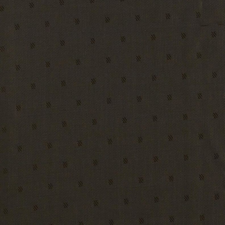 Fodertyg Jacquard fyrkanter – svartbrunt,  image number 1