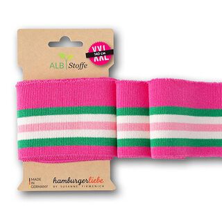 GOTS Ekologiska stickade muddar CUFF ME COLLEGE [140 cm | 7 cm] | Albstoffe | Hamburger Liebe, 