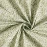 Bomullstyg Kretong Miniblad – ljus kaki/vit,  thumbnail number 3