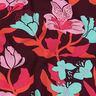 LENZING™ ECOVERO™ viskostyg  Amira Floral | Nerida Hansen – merlot/chiliröd,  thumbnail number 2