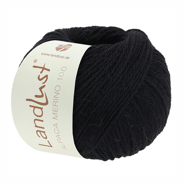 LANDLUST Alpaca Merino 100, 50g | Lana Grossa – svart, image number 1