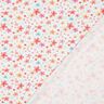GOTS Bomullsjersey Färgglada blommor Digitaltryck | Poppy Fabrics – vit/apricot,  thumbnail number 4