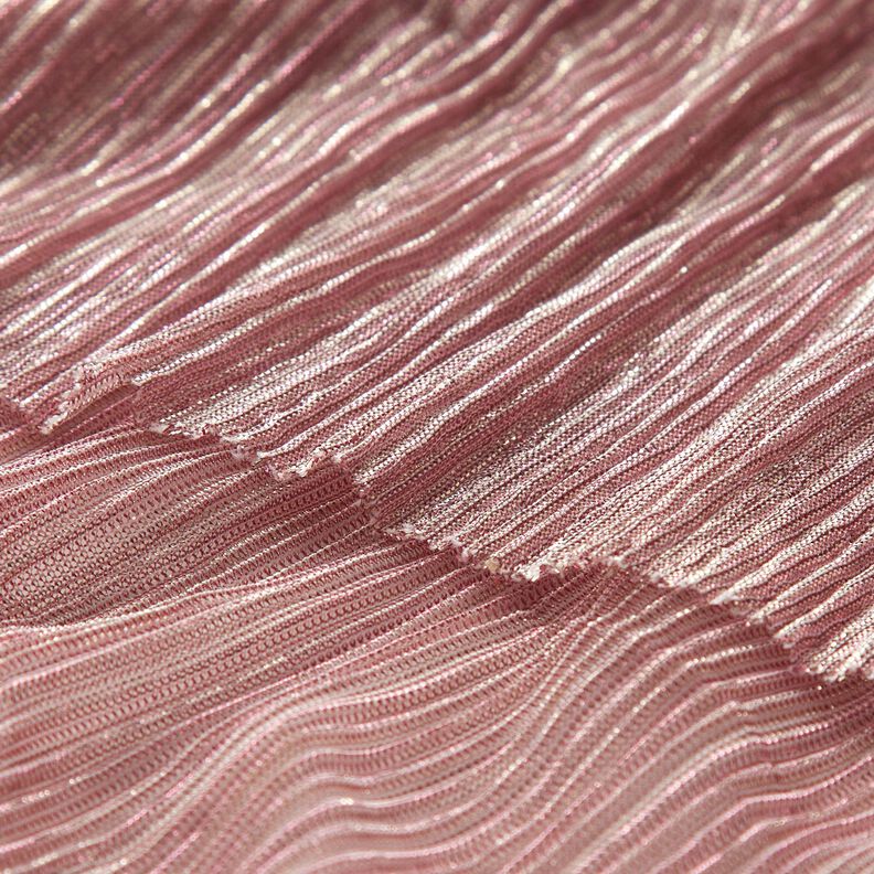 genomskinliga plissé-glitterränder – rosa,  image number 5