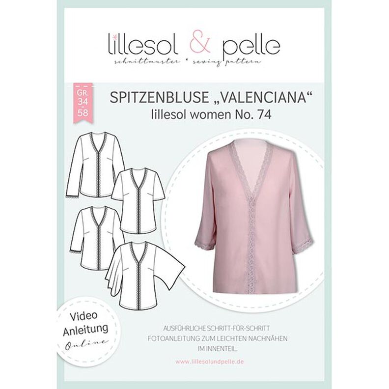 Blus Valenciana | Lillesol & Pelle No. 74 | 34-58,  image number 1