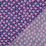 Bomullspoplin Sommarblommor | Poppy Fabrics – rosa/indigo,  thumbnail number 4
