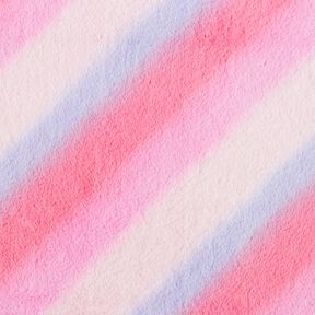 Fuskpäls diagonal färggradient – rosa/fläder, 