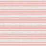 Viskosjersey Oregelbundna glitterränder – yllevit/rose,  thumbnail number 1
