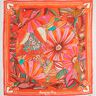 Strandkläder Panel Pareo sommarblommor – brandgul/gul oliv,  thumbnail number 1