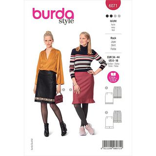 Kjol, Burda 6071 | 34-44, 