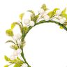 Dekoration Blomsterkrans med bär [Ø 9 cm/ 16 cm] – vit/grön,  thumbnail number 2