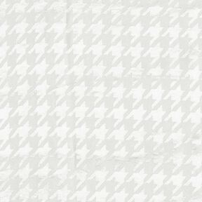 Jacquard tyg pepita – vit, 