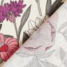 Bomullstyg Kretong färgglada blommor – druva/natur,  thumbnail number 4