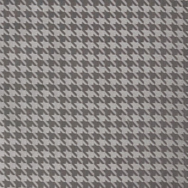 Fodertyg Jacquard hundtandsmönster – ljusgrått/mörkgrå,  image number 1