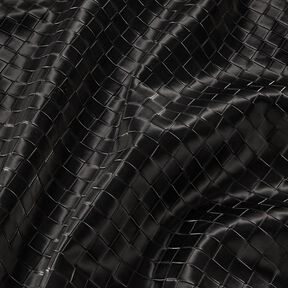 Konstläder Flätat | Katia Fabrics – svart, 