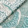 Dekorationstyg Jacquard eleganta kakelplattor – ljus petrol/ljusbeige,  thumbnail number 4