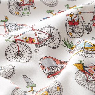 Bomullstyg Kretong Retrocyklar – yllevit, 