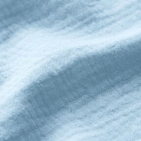 Muslin/Dubbel-krinkelväv – babyblå, 