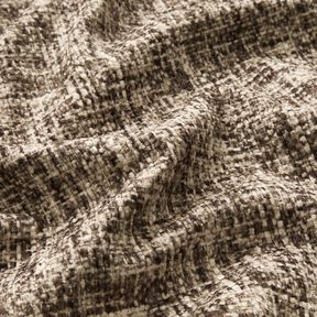 Stoppningstyg präglad velour – mörkbrun, 