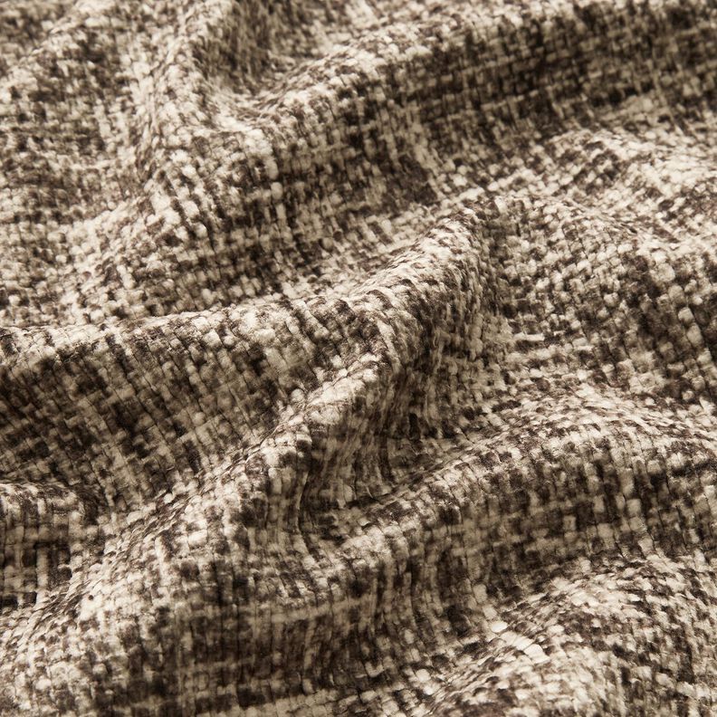 Stoppningstyg präglad velour – mörkbrun,  image number 2