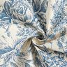 Dekorationstyg Canvas Toile de Jouy 280 cm – blå,  thumbnail number 3