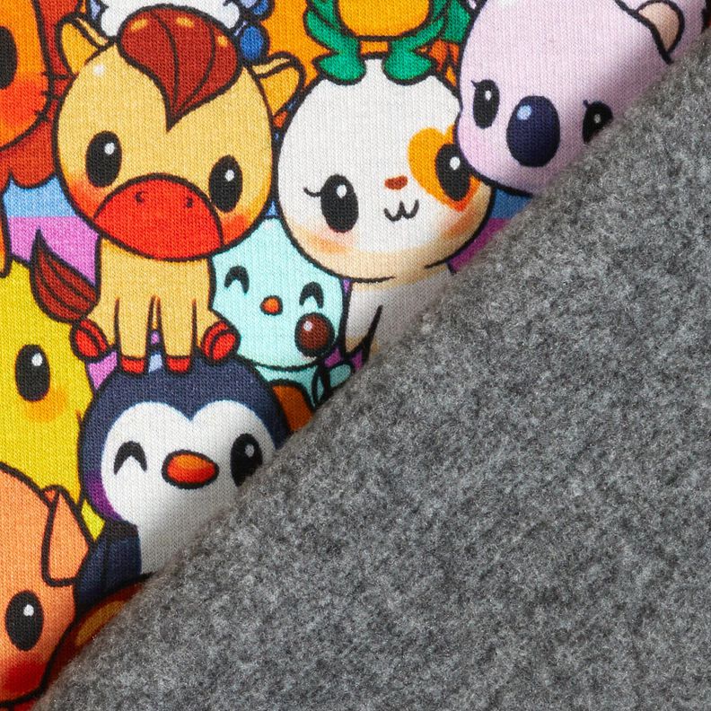 Alpfleece sött djurmyller Digitaltryck – citrongul,  image number 4