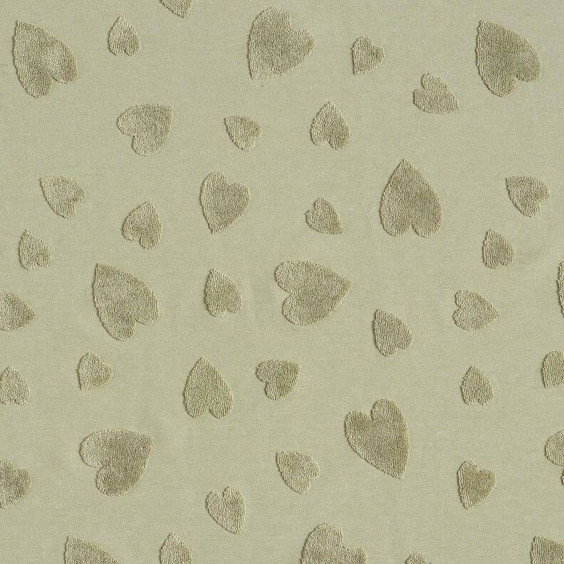 frott&eacute;jersey hj&auml;rtan &ndash; gr&aring;beige,  image number 1