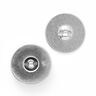 Magnetknapp [ Ø18 mm ] – silver metallic,  thumbnail number 2