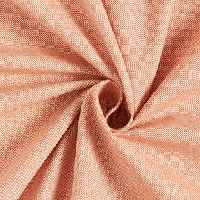 Dekorationstyg halvpanama chambray återvunnet – terracotta/natur, 