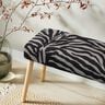 Stoppningstyg Jacquard zebra – svart/grå,  thumbnail number 8
